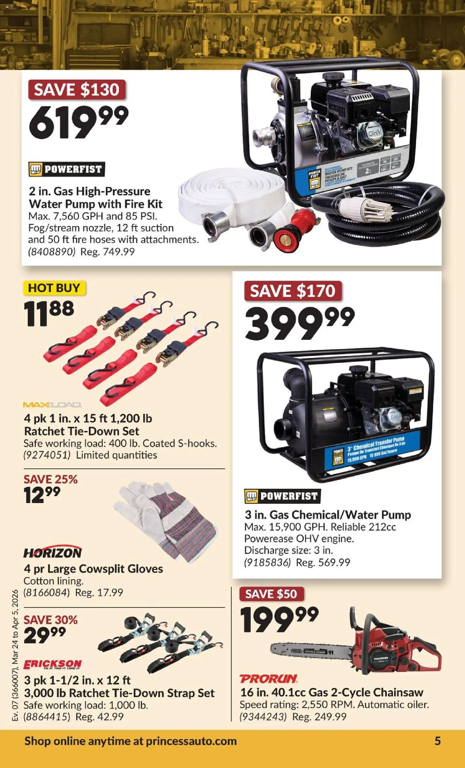 Princess Auto flyer valid from 24.03.2026 | Page: 13 | Products: Gloves