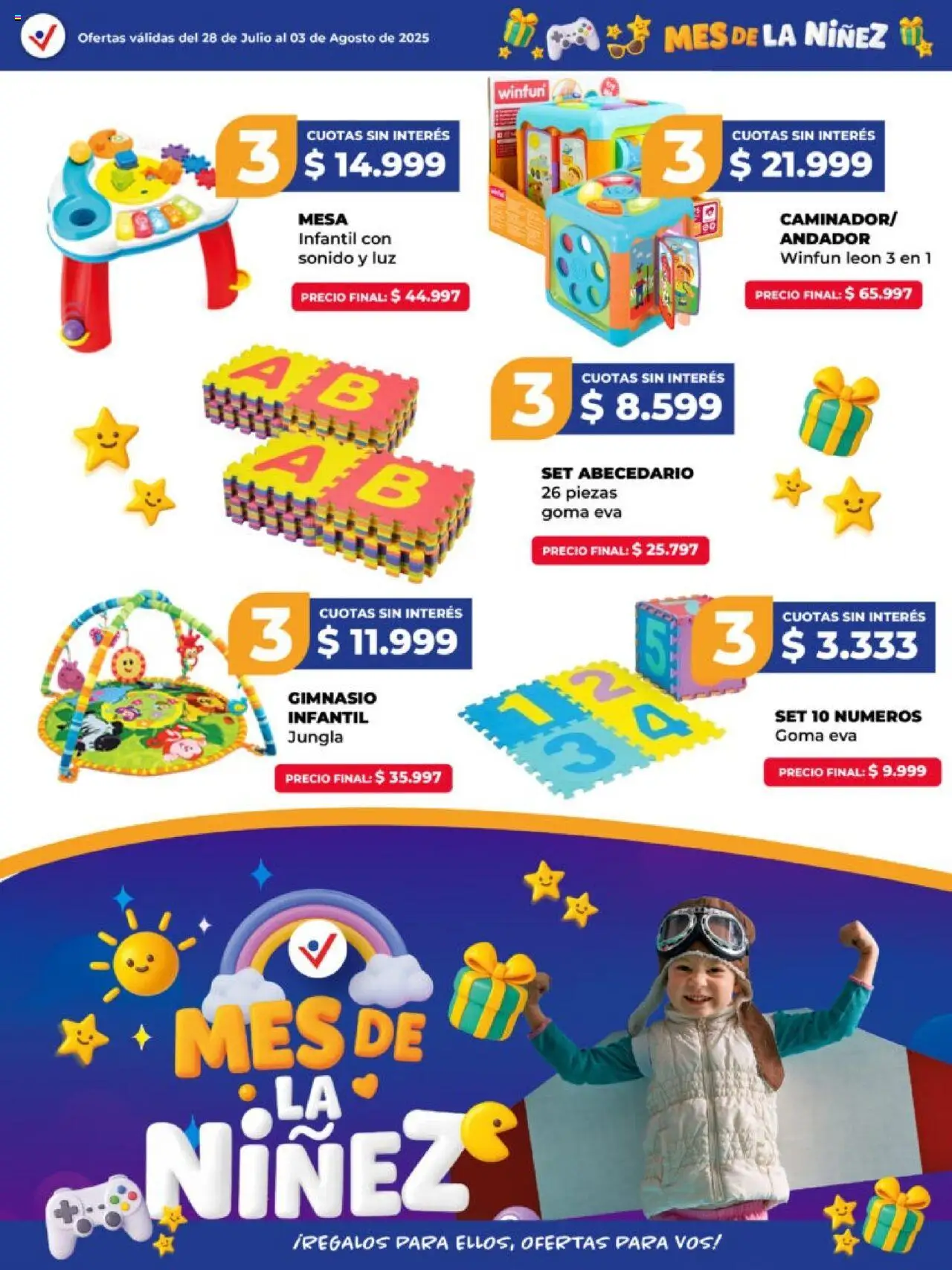 Vital - Mes de la niñez │ válido desde el 28.07.2025 | Página: 4 | Productos: Mesa, Andador