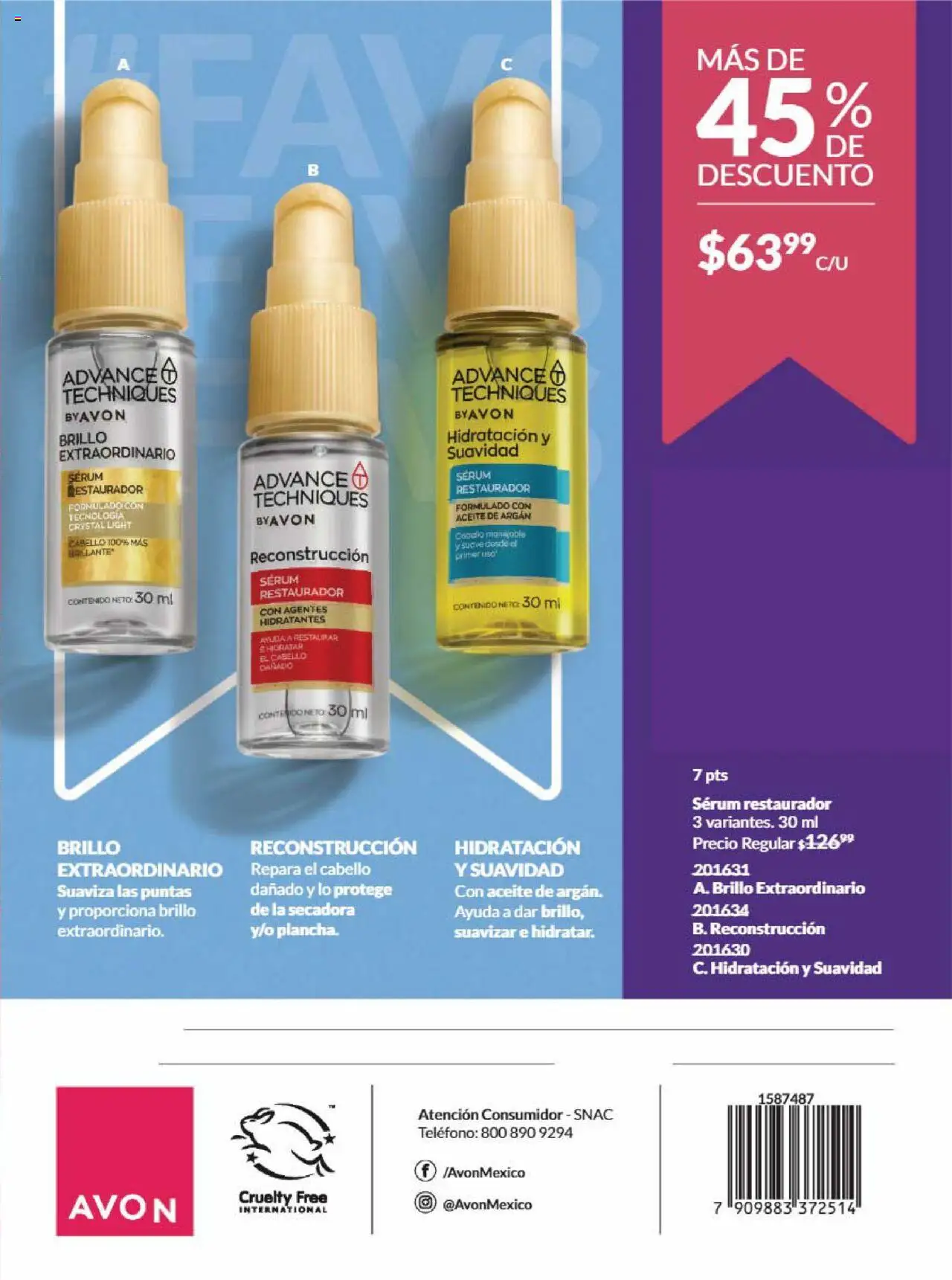 Nuevas ofertas de AVON válidas en toda la República Mexicana desde el 09.08.2025. ¡Encuentra las mejores ofertas en AVON - Campaña 13 2025! | Página: 217 | Productos: Secadora, Brillo, Aceite, Teléfono