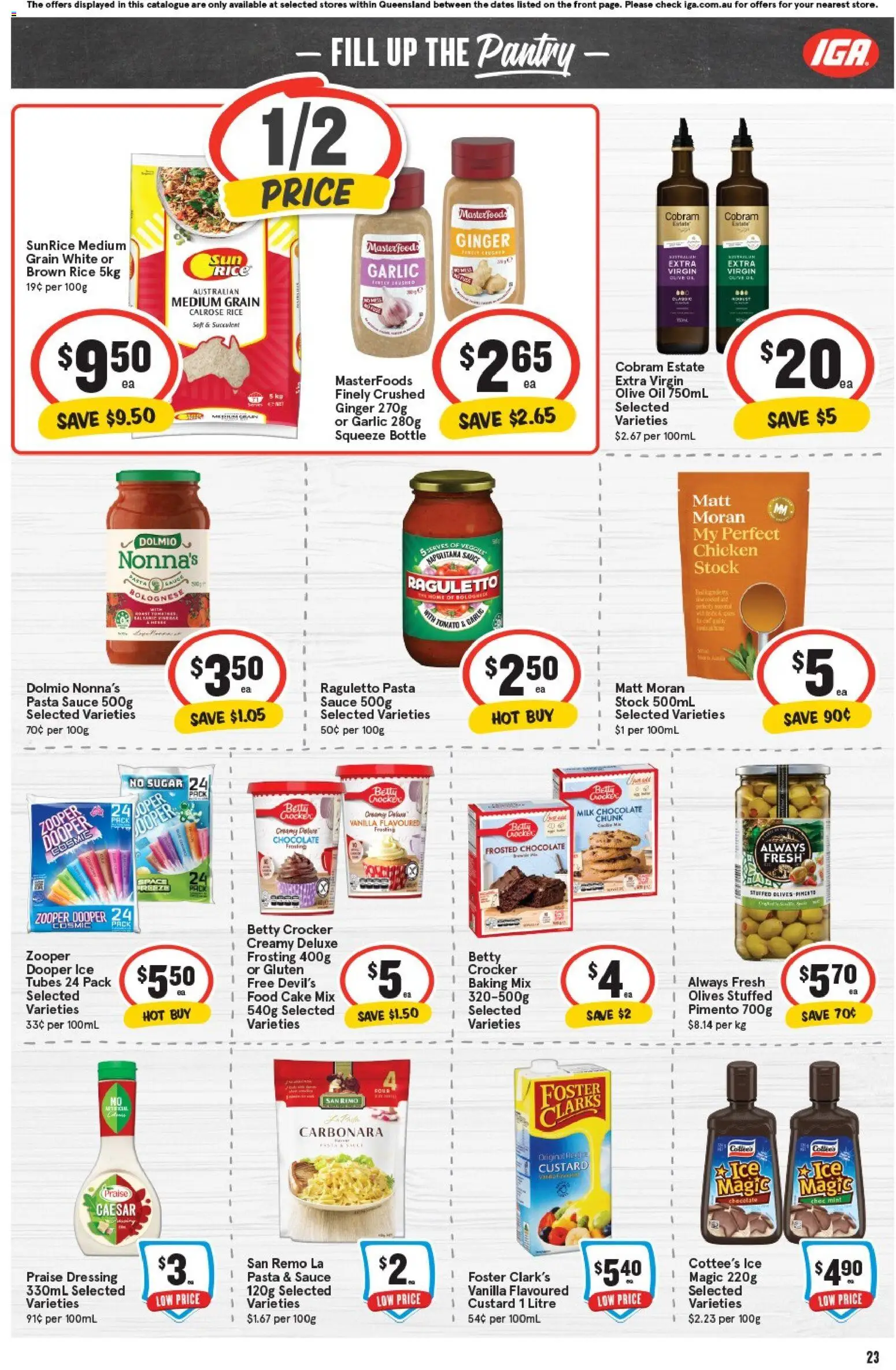 IGA catalogue - valid from 29.10.2025 | Page: 22 | Products: Oil, Chocolate, Olive oil, Garlic