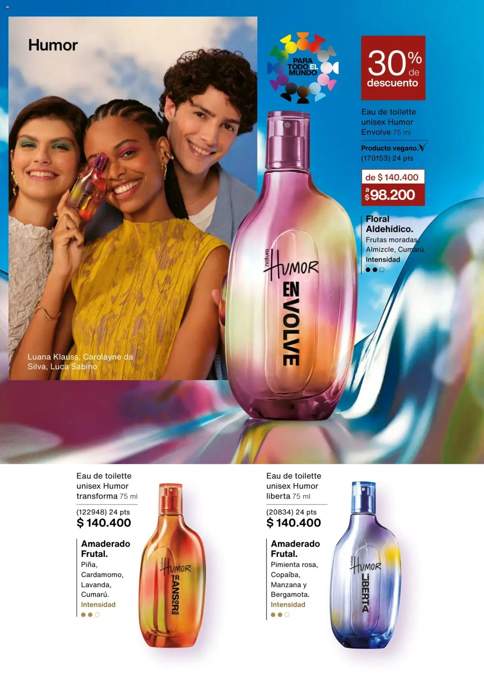 Natura revista - valida desde el 13.11.2025 | Página: 58 | Productos: Pimienta, Piña, Manzana, Eau de toilette