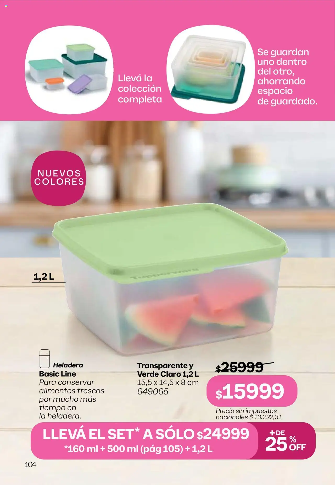 Tupperware Folleto │ válido desde el 08.09.2025 | Página: 105 | Productos: Heladera