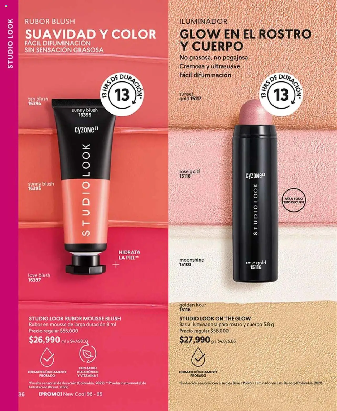 CyZone revista - valida desde el 05.05.2025 | Página: 36 | Productos: Iluminador, Rubor, Polvo, Mousse