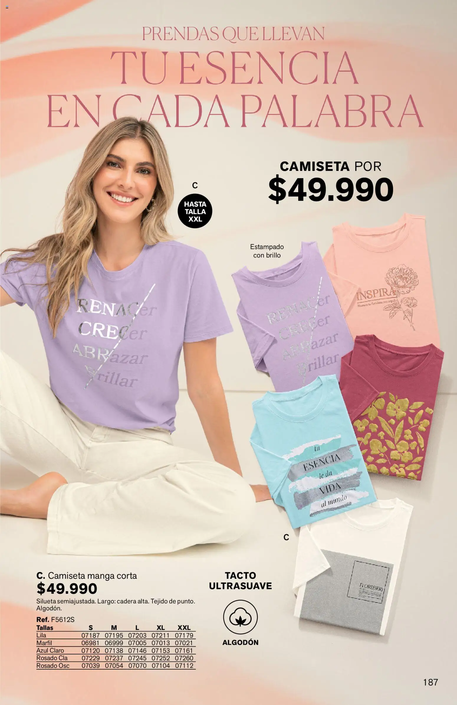 Leonisa revista - valida desde el 03.04.2026 | Página: 187 | Productos: Algodón, Brillo, Camiseta