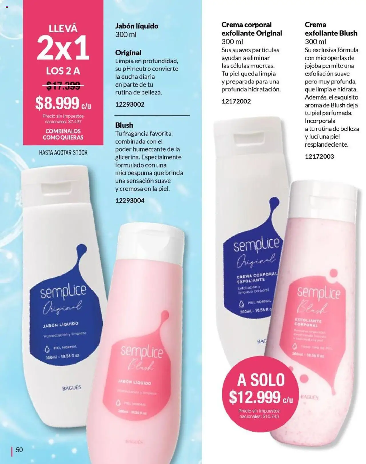 Bagués - Catálogo │ válido desde el 22.09.2025 | Página: 50 | Productos: Ducha, Jabón líquido, Jabón, Crema