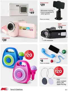 Preview of Kmart - Gifting #2 - valid from 11.12.2025 | Page: 32 | Products: Water, Digital, Headset, Video camera