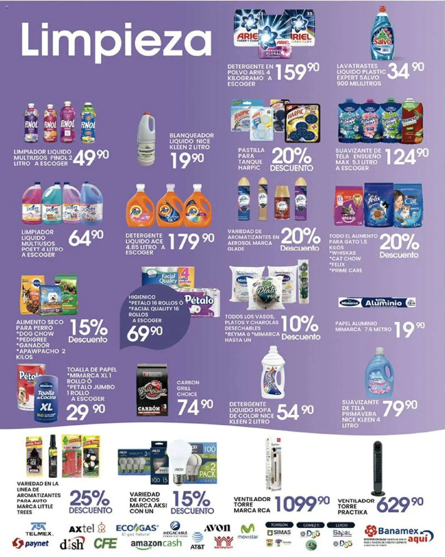 Nuevas ofertas de Alsuper válidas en toda la República Mexicana desde el 17.04.2026. ¡Encuentra las mejores ofertas en Alsuper folleto Torreon! | Página: 5 | Productos: Detergente, Ventilador, Ropa, Riel