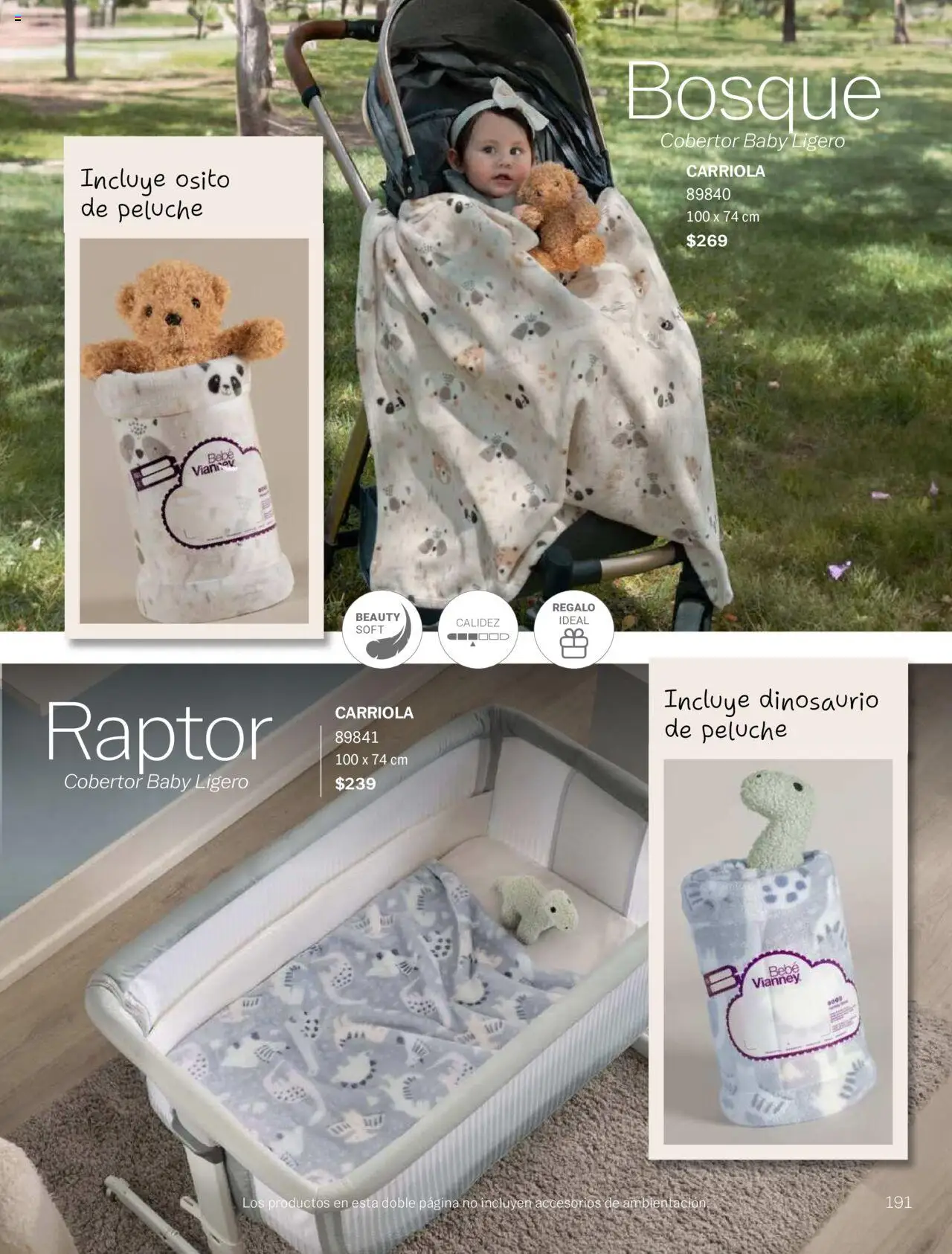 Nuevas ofertas de Vianney válidas en toda la República Mexicana desde el 15.08.2025. ¡Encuentra las mejores ofertas en Vianney - Catálogo Invierno! | Página: 193 | Productos: Carriola, Cobertor