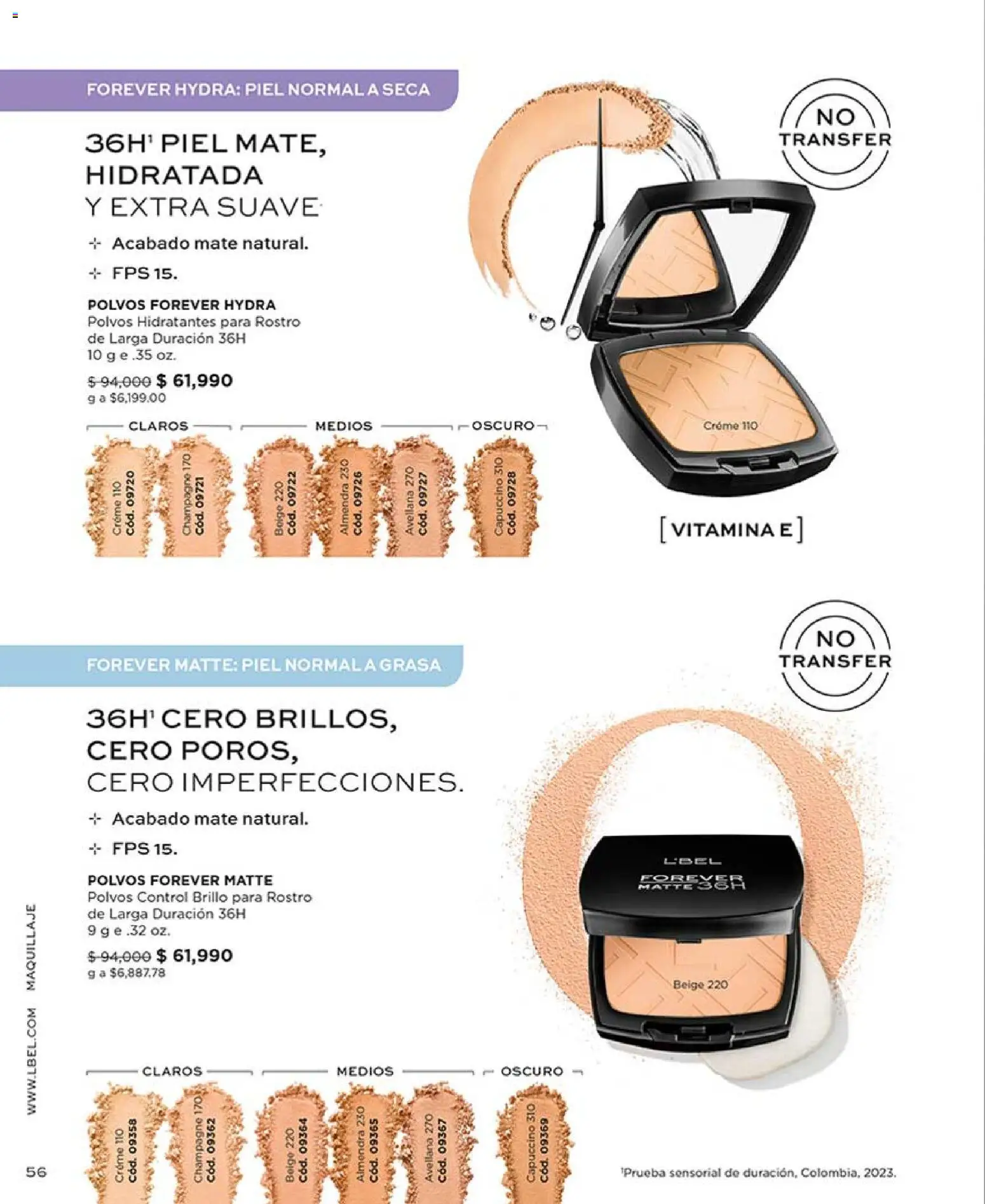 L'Bel revista - valida desde el 01.05.2026 | Página: 56 | Productos: Almendra, Brillo, Maquillaje