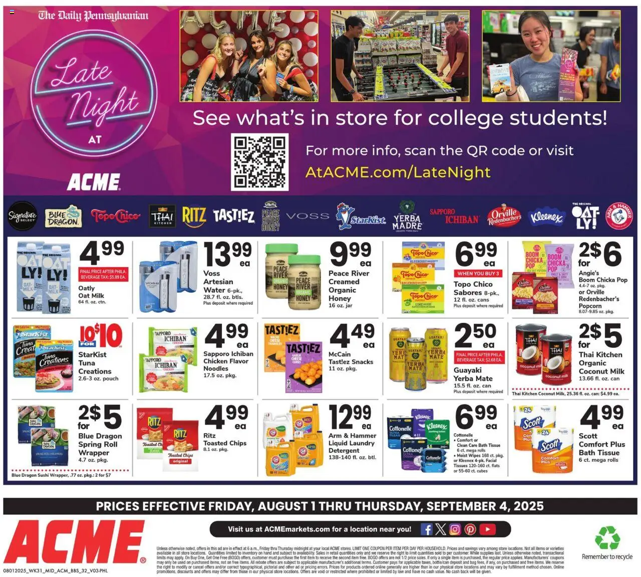 Acme Big Book of Savings - valid from 01.08.2025 | Page: 32 | Products: Bath, Detergent, Chips, Bag