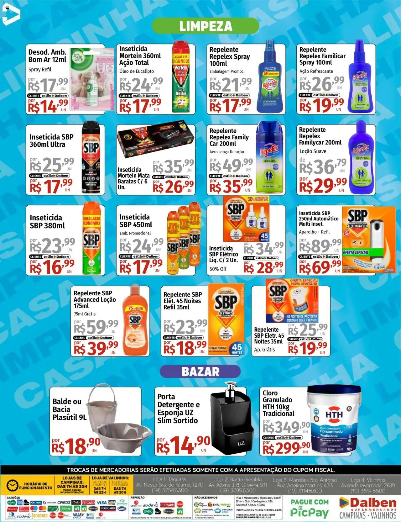 Supermercado Dalben Folheto - válido de 25.08.2025 | Página: 5 | Produtos: Porta, Óleo, Granulado, Inseticida