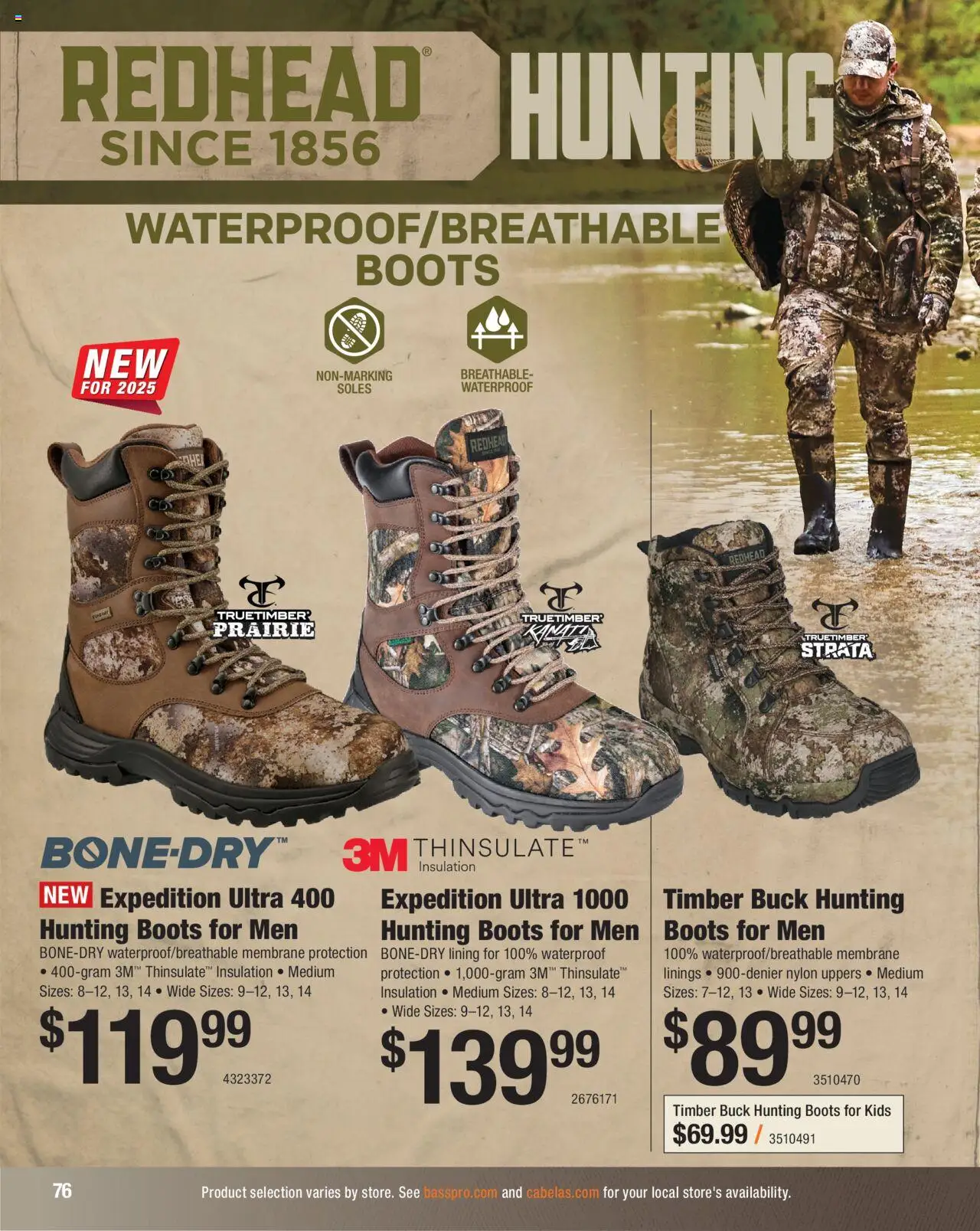 Cabela's Hunting Master 25 - valid from 11.08.2025 | Page: 76 | Products: Hunting Boots, Boots