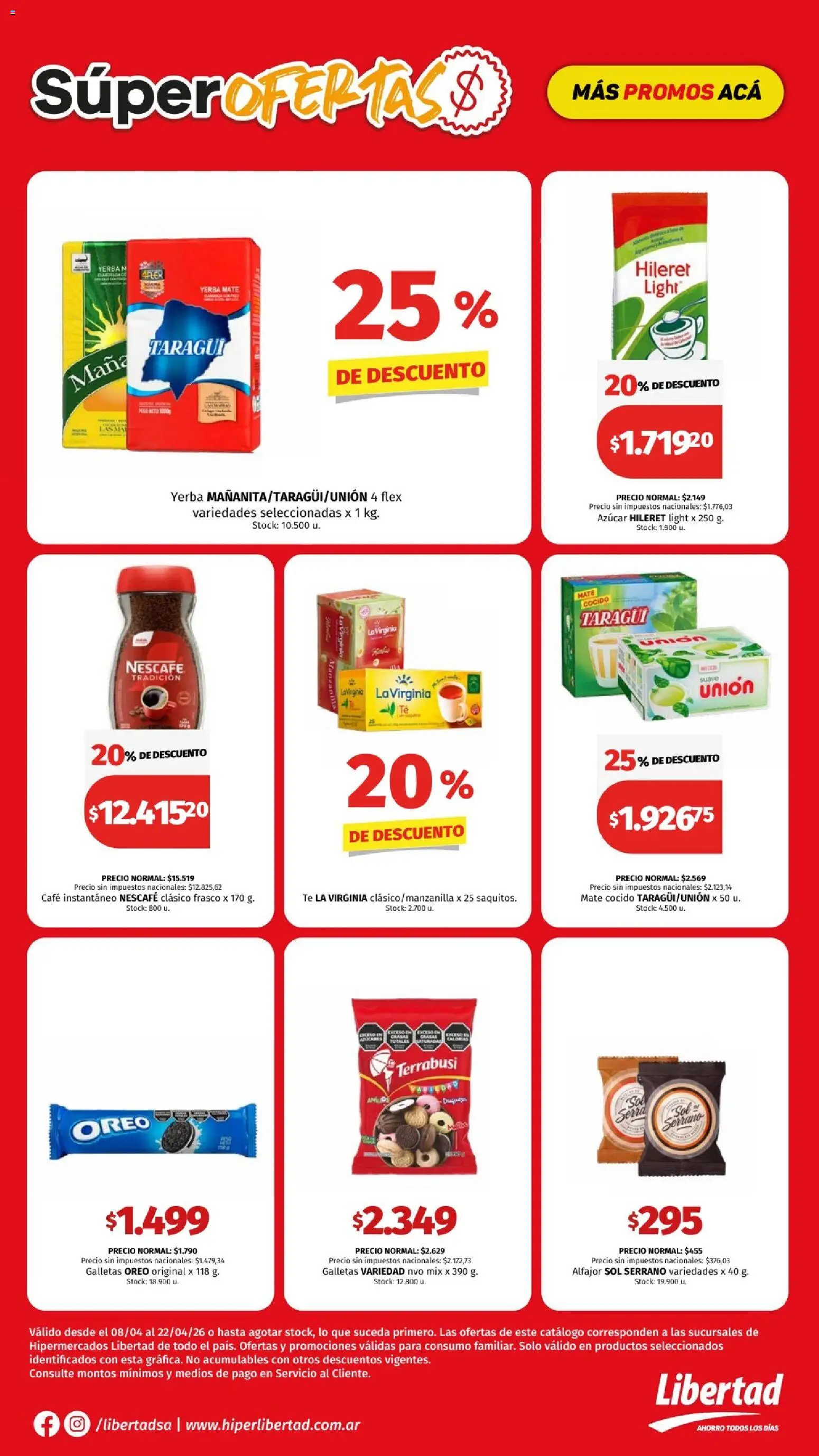 Hipermercado Libertad  - Super ofertas  │ válido desde el 08.04.2026 | Página: 4