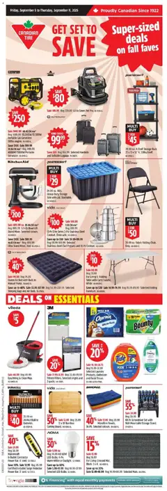 Preview of Canadian Tire weekly flyer / circulaire from shop Canadian Tire valid from 05.09.2025