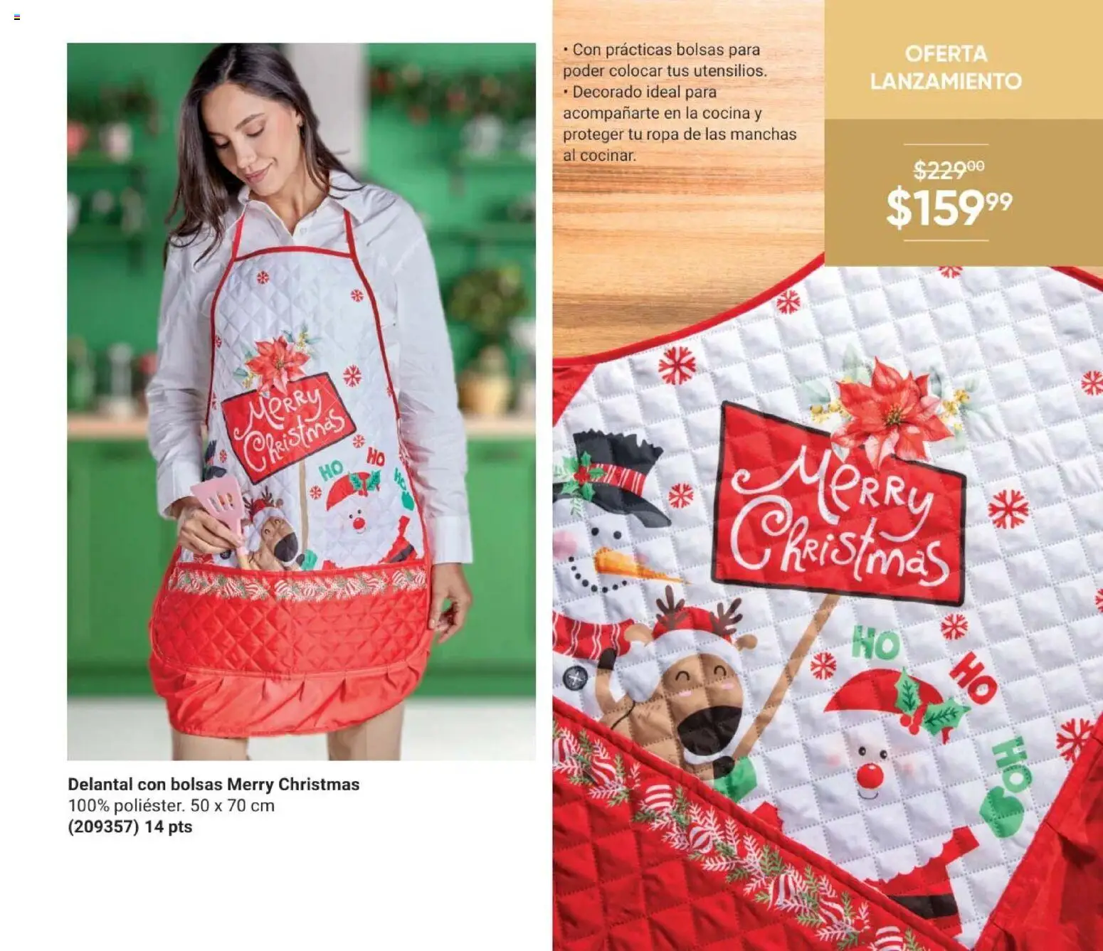 Nuevas ofertas de AVON válidas en toda la República Mexicana desde el 28.11.2025. ¡Encuentra las mejores ofertas en AVON Casa & Estilo 18 2025! | Página: 29 | Productos: Delantal, Cocina, Ropa