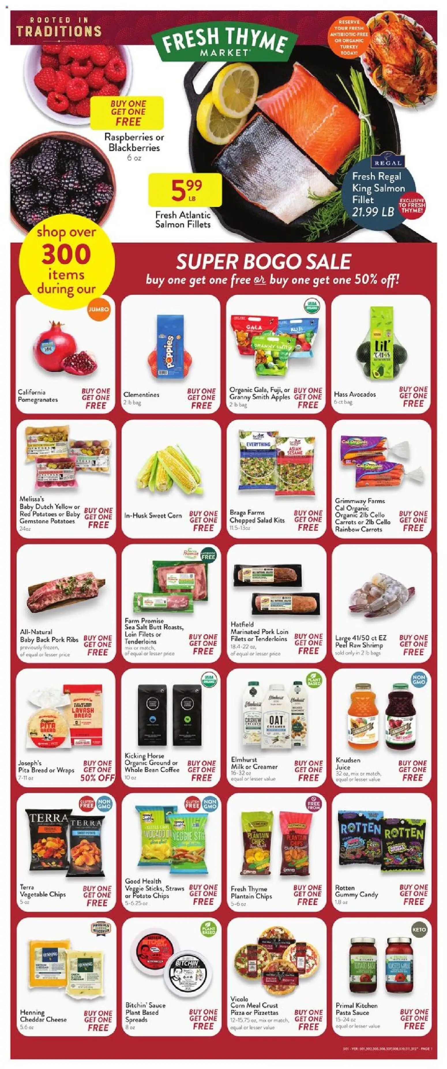 Fresh Thyme Weekly Ad - MN - valid from 29.10.2025 | Page: 2 | Products: Milk, Bread, Coffee, Chips