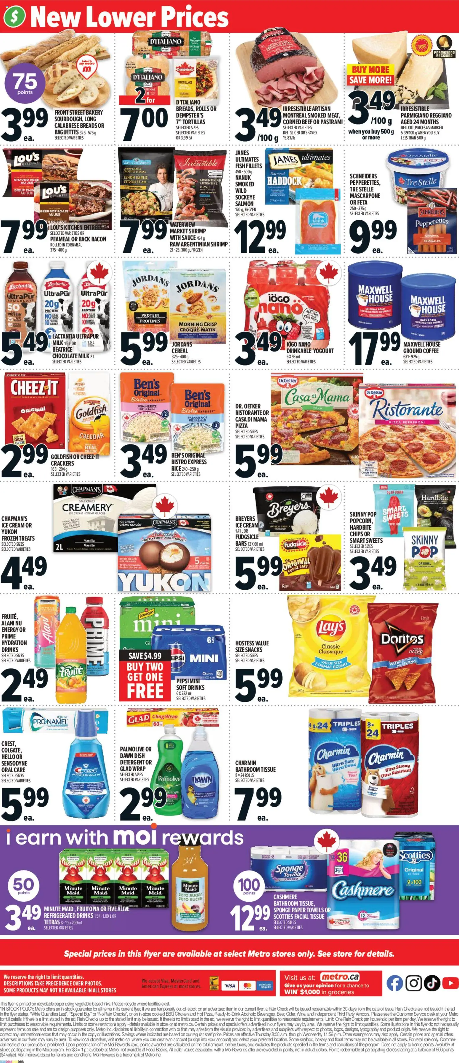 Metro flyer valid from 01.01.2026 | Page: 5 | Products: Fish, Beef, Milk, Chocolate