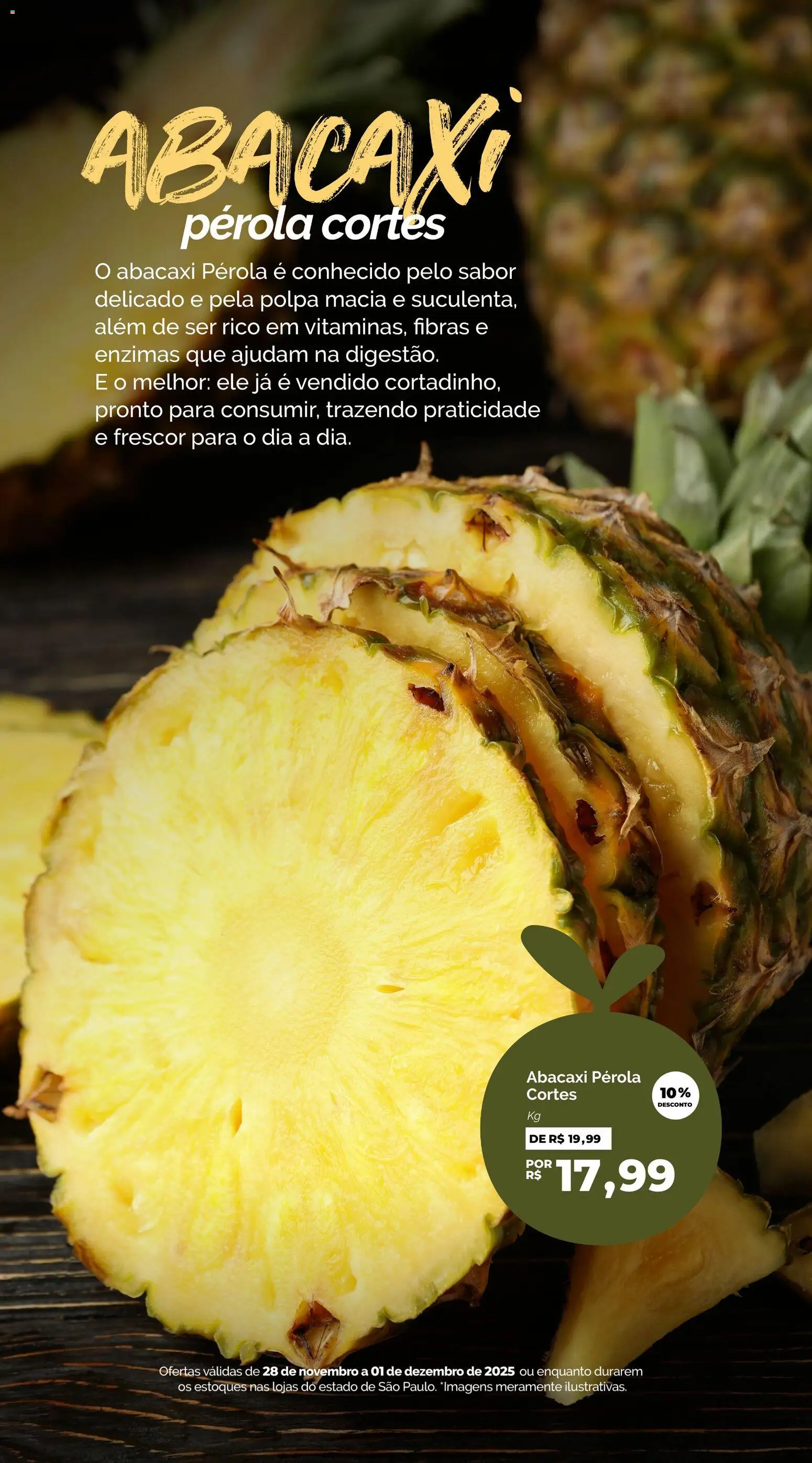 Oba Hortifruti Folheto - válido de 28.11.2025 | Página: 2 | Produtos: Abacaxi