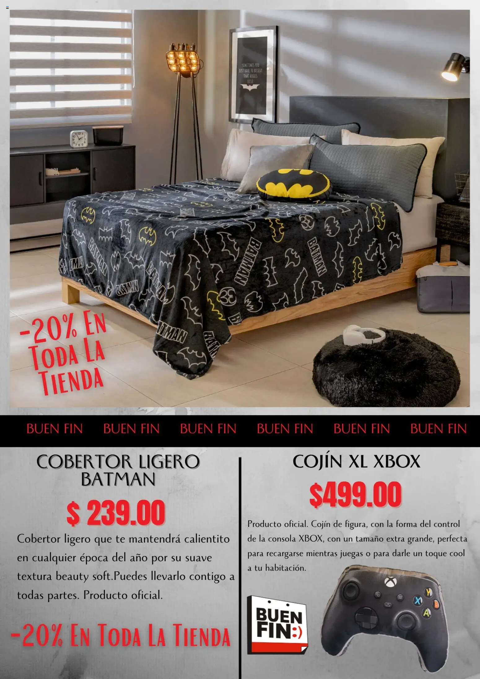 Nuevas ofertas de Vianney válidas en toda la República Mexicana desde el 13.11.2025. ¡Encuentra las mejores ofertas en Vianney Buen Fin! | Página: 6 | Productos: Cobertor, Té, Xbox