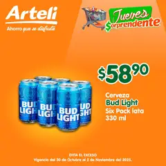 Vista previa de Arteli folleto Ofertas, nuevo folleto de la tienda, válido en México a partir del 30.10.2025