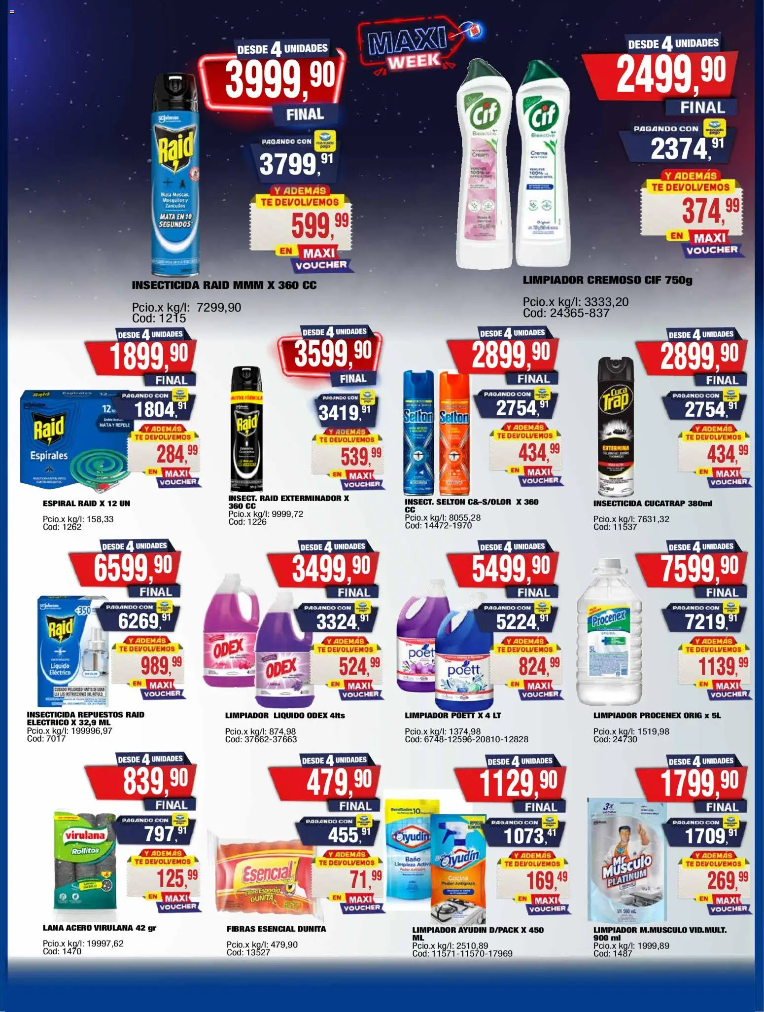 Maxiconsumo ofertas │ válido desde el 10.11.2025 | Página: 34 | Productos: Cocina, Insecticida, Baño, Limpiador