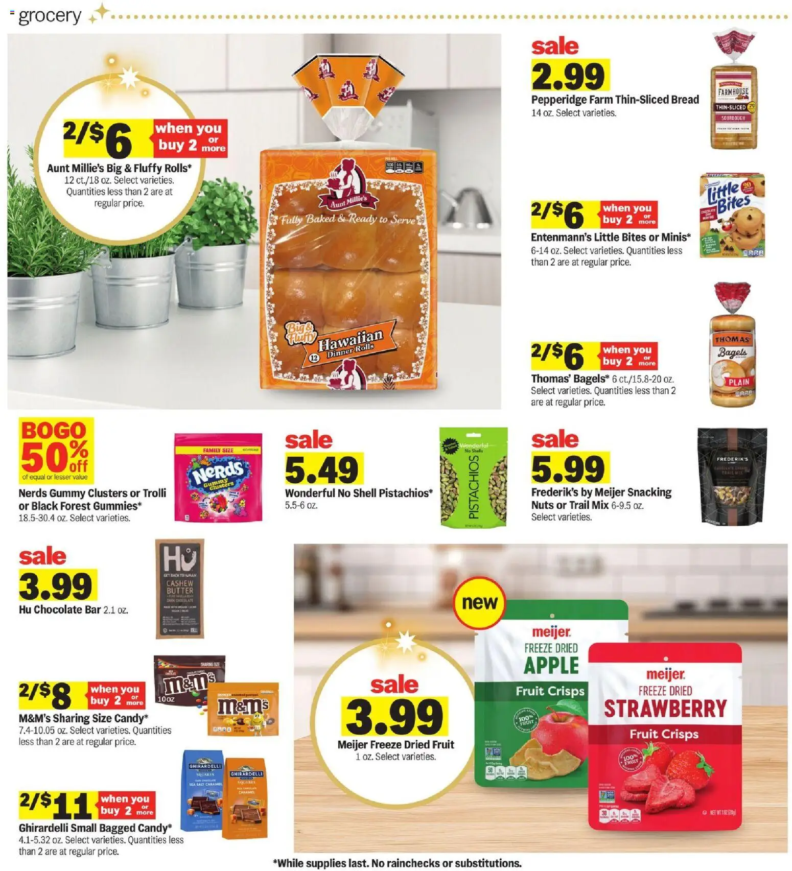 Meijer Weekly Ad - valid from 26.12.2025 | Page: 12 | Products: Bread, Chocolate, Nuts, Salt