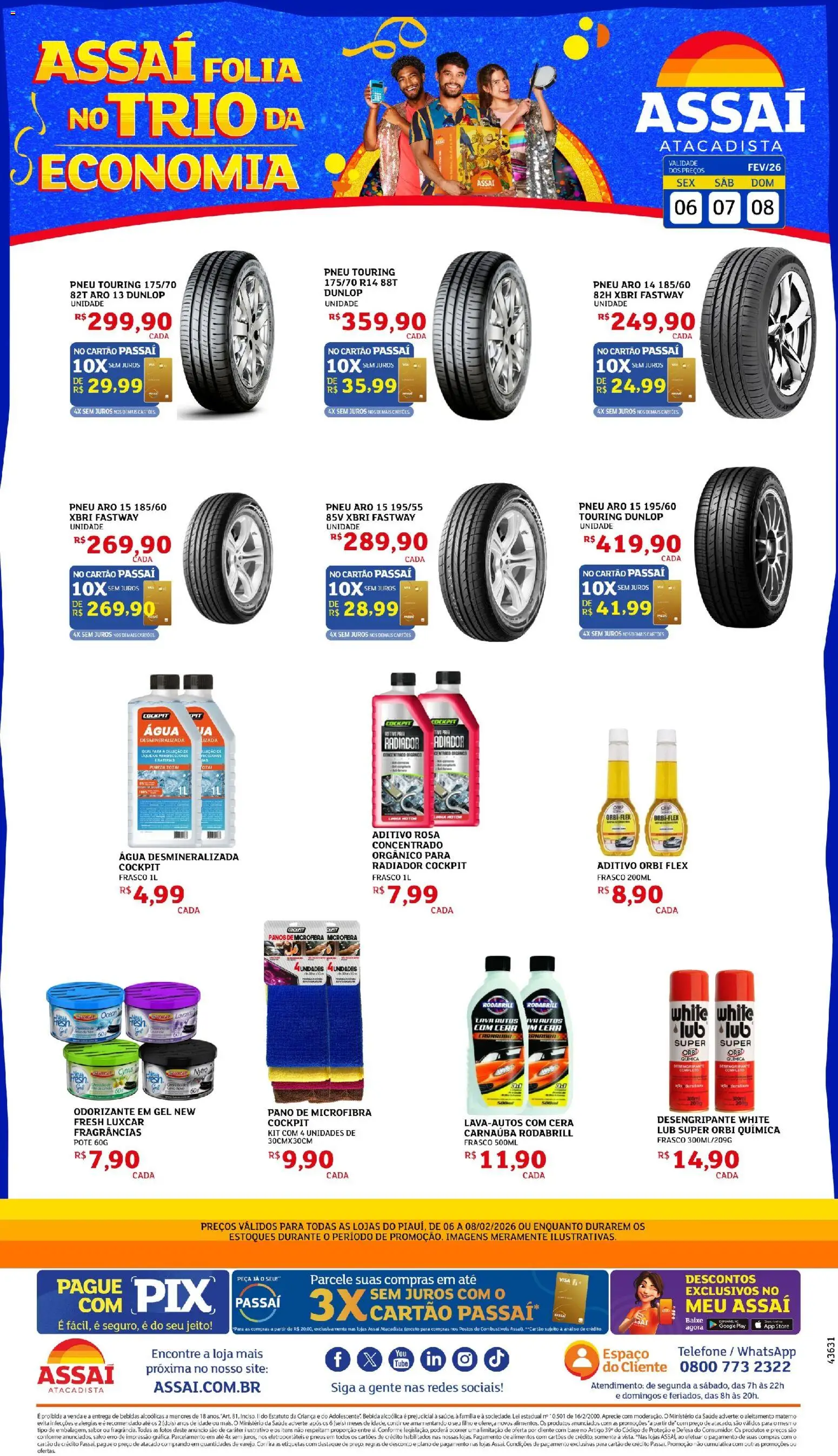 Assaí Atacadista Folheto - válido de 06.02.2026 | Página: 1