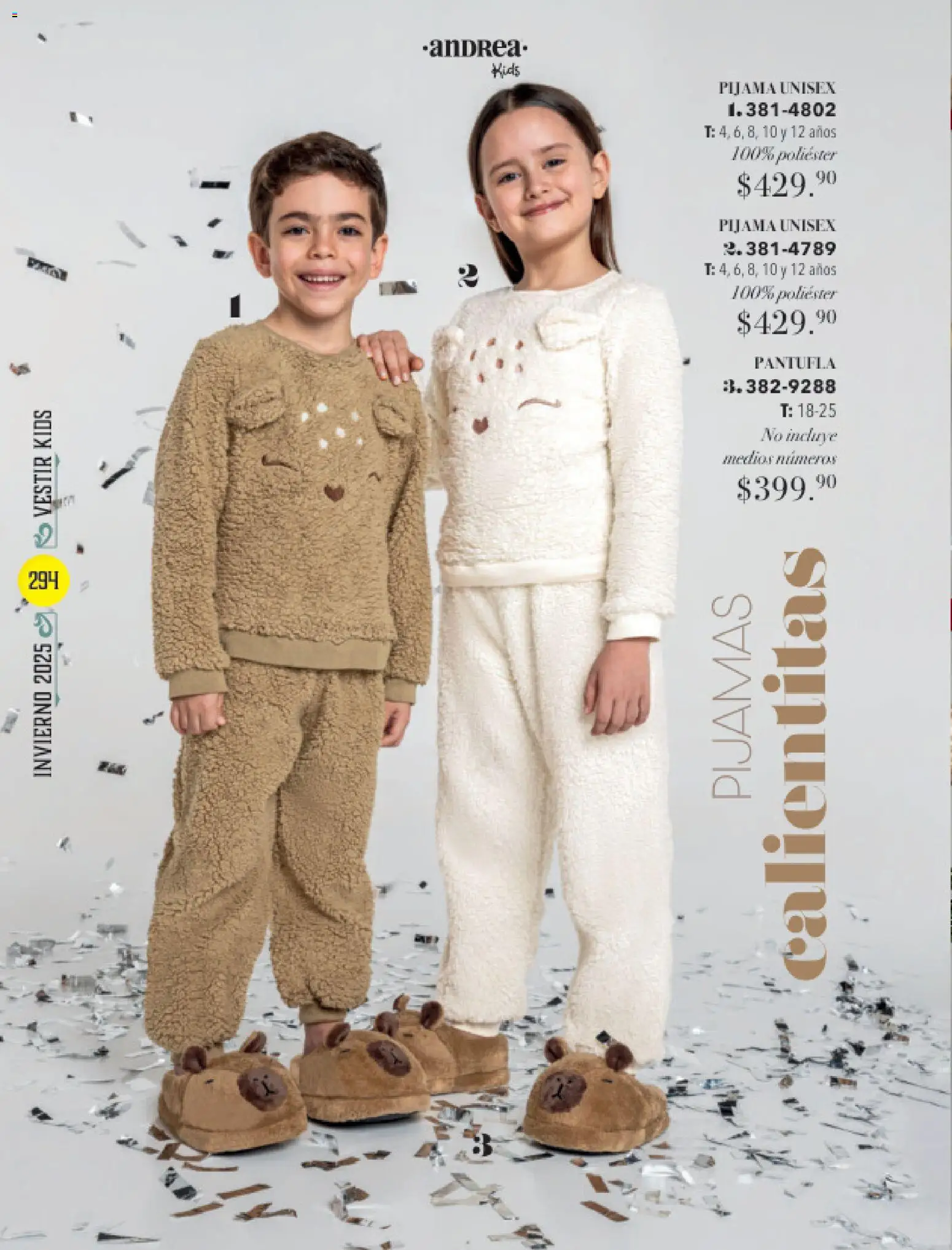 Nuevas ofertas de Andrea válidas en toda la República Mexicana desde el 26.11.2025. ¡Encuentra las mejores ofertas en Andrea catálogo Invierno! | Página: 294 | Productos: Pijama