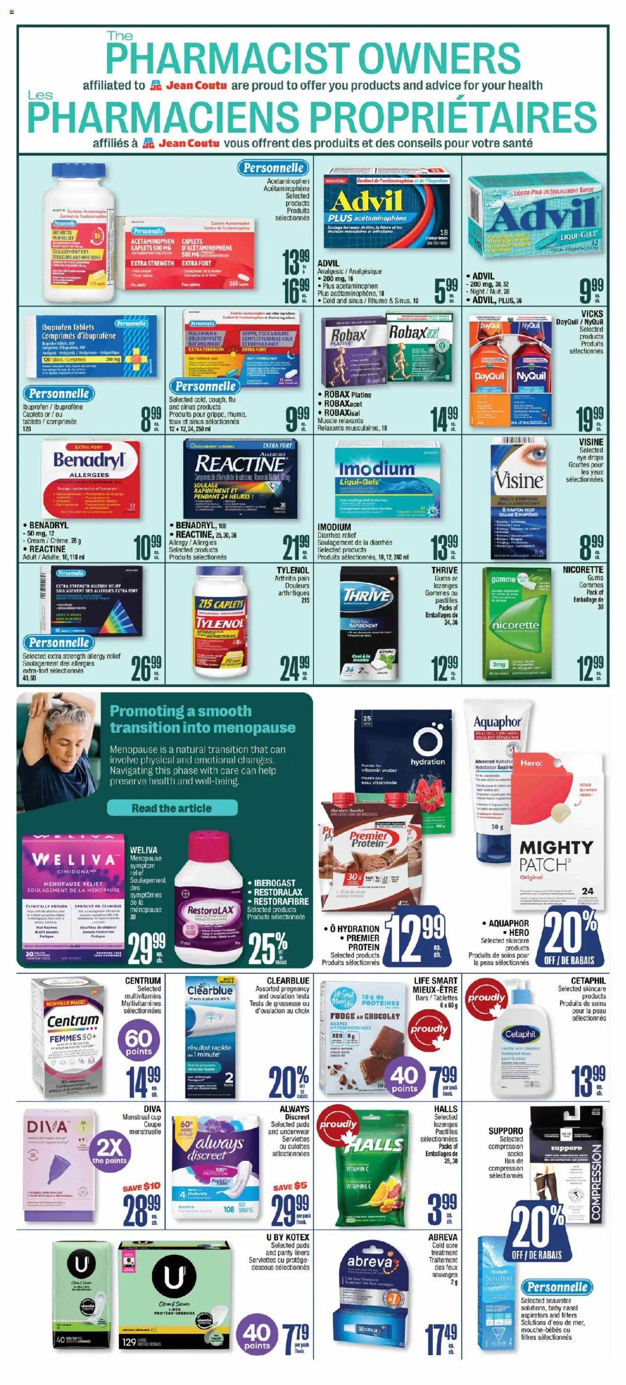 Jean Coutu flyer valid from 16.10.2025 | Page: 5 | Products: Cream, Fragrance, Underwear, Socks