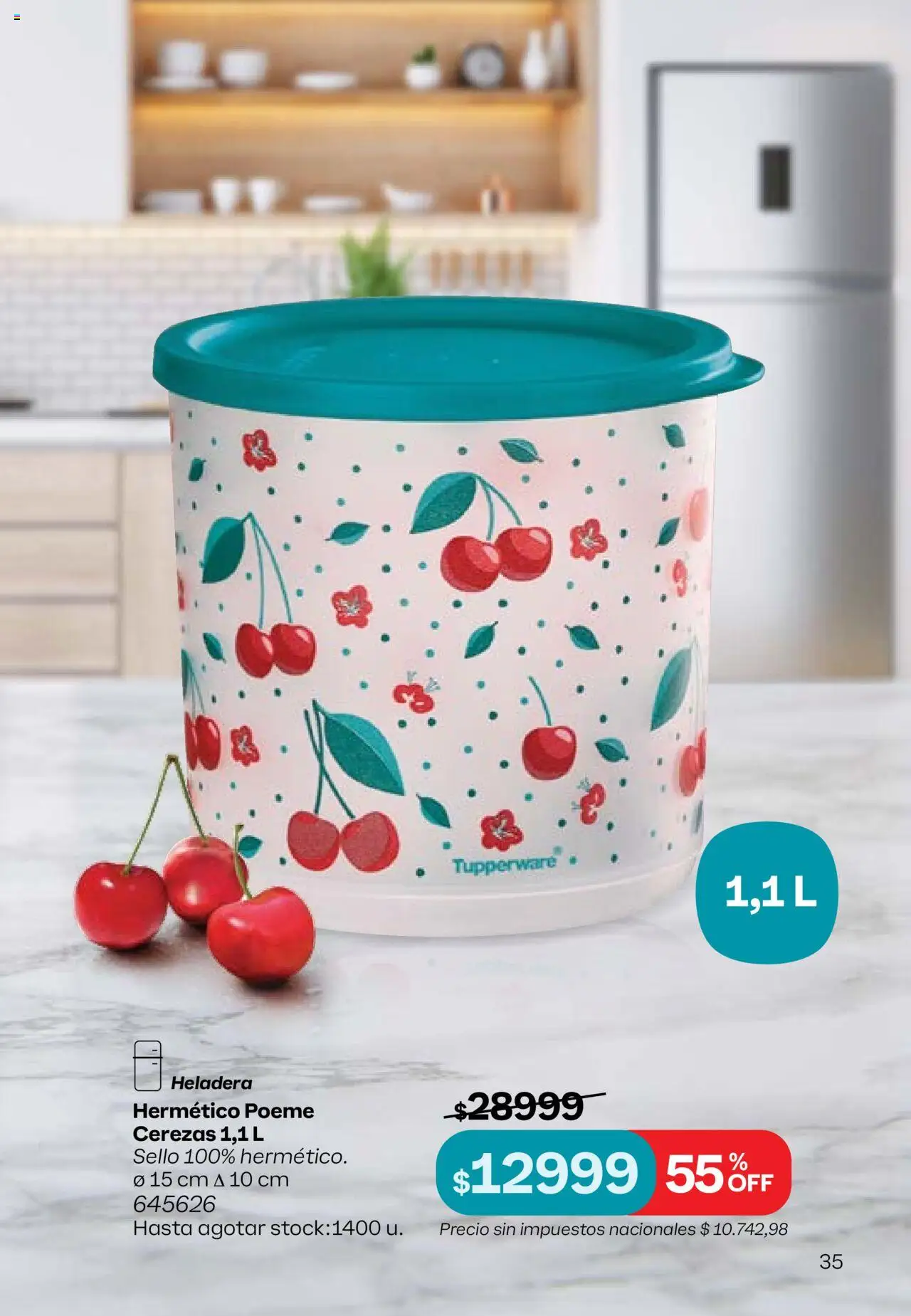 Tupperware Folleto │ válido desde el 11.08.2025 | Página: 36 | Productos: Heladera, Cerezas