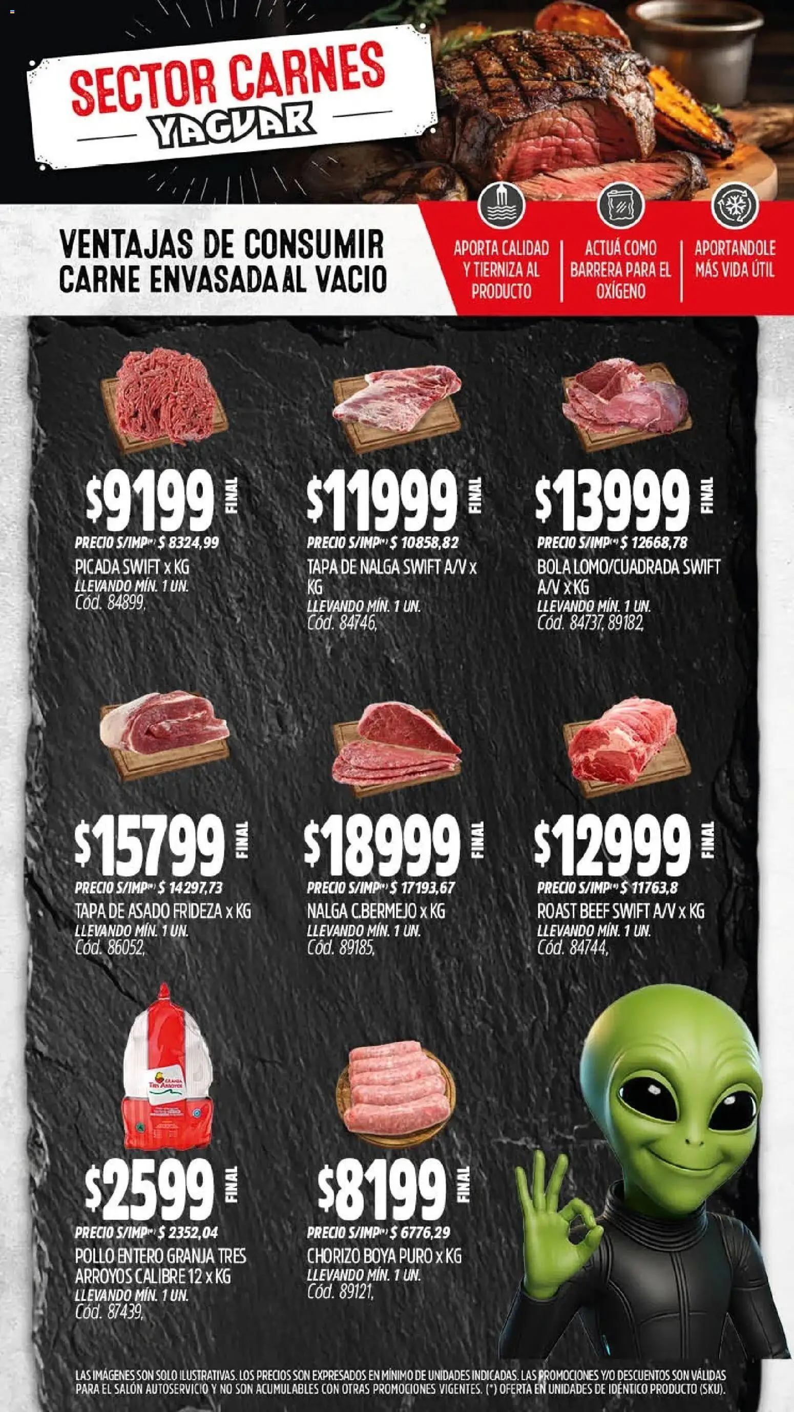 Yaguar - Oferta Semanal Jujuy │ válido desde el 09.03.2026 | Página: 4 | Productos: Pollo, Chorizo
