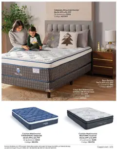 Vista previa de Coppel catálogo Regalos A Lo Grande, nuevo folleto de la tienda, válido en México a partir del 01.12.2025 | Página: 101 | Productos: Cabecera, Juego, Colchón, Buró