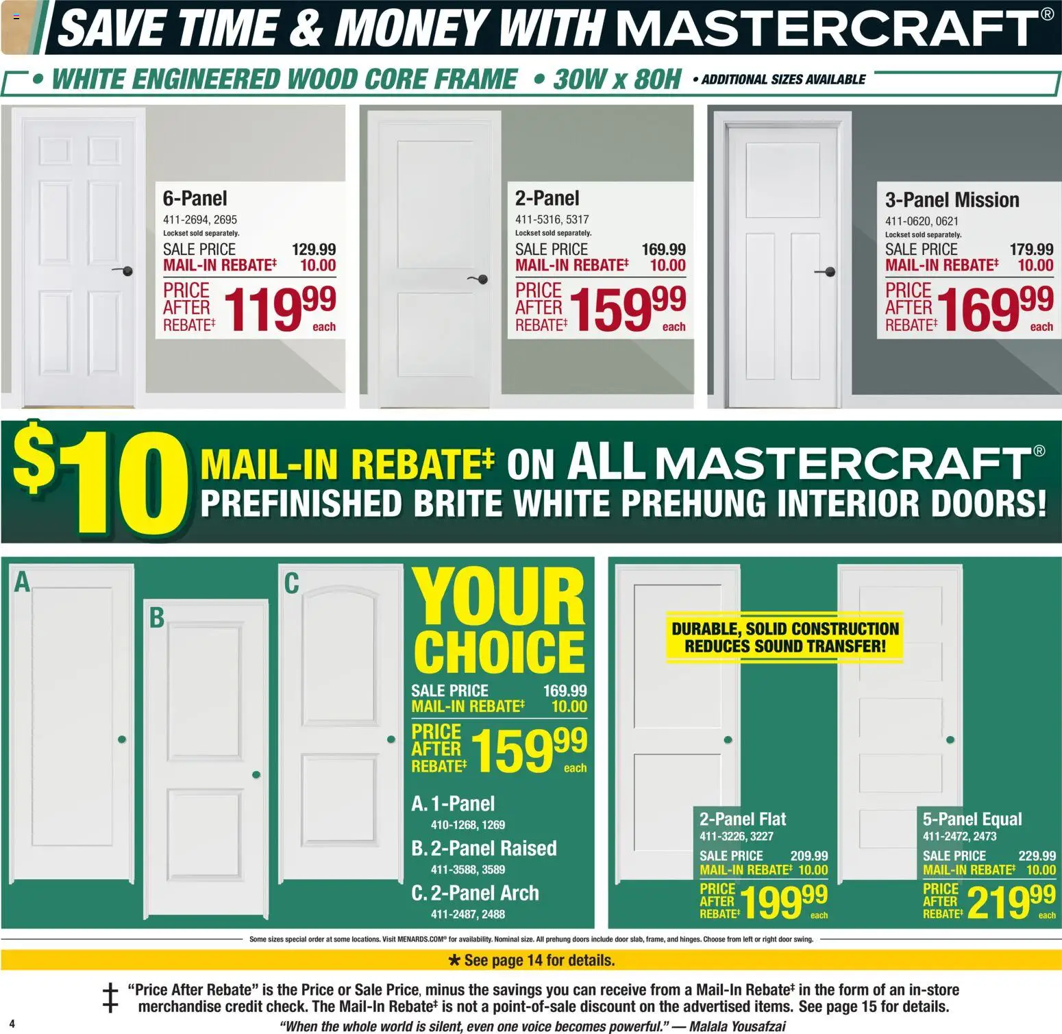 Menards Ad - valid from 11.01.2026 | Page: 4