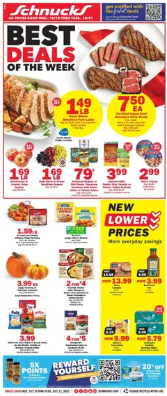 Preview of Schnucks weekly ads valid from 15.10.2025