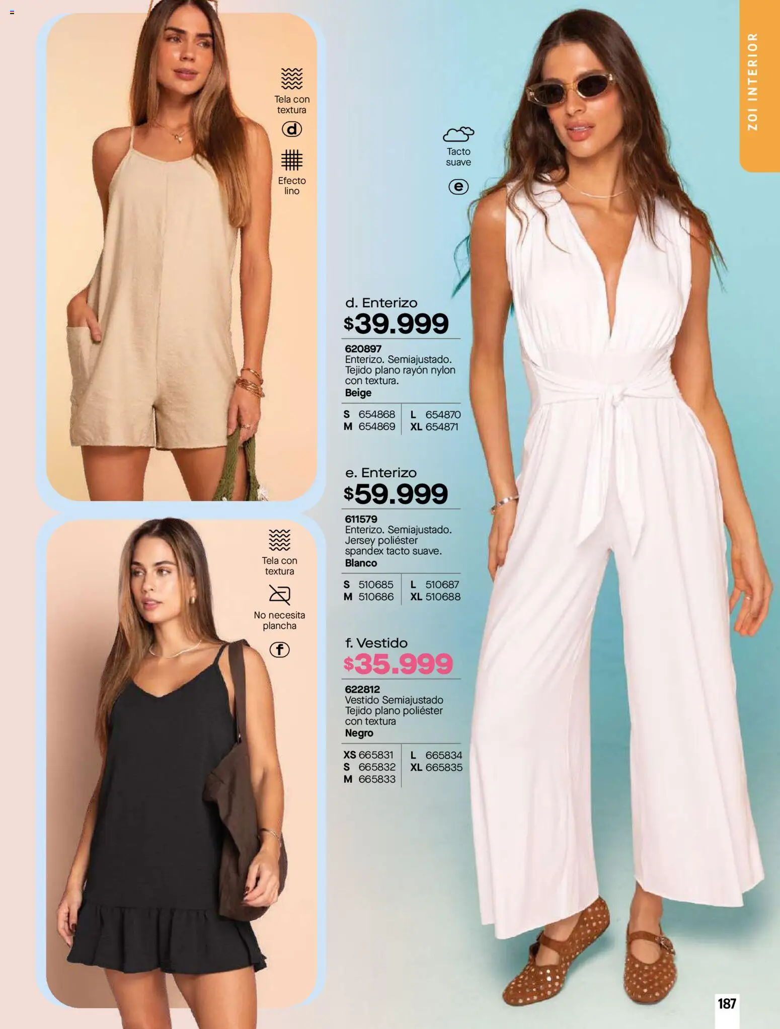 Carmel revista - valida desde el 01.04.2026 | Página: 187 | Productos: Plancha, Vestido, Enterizo