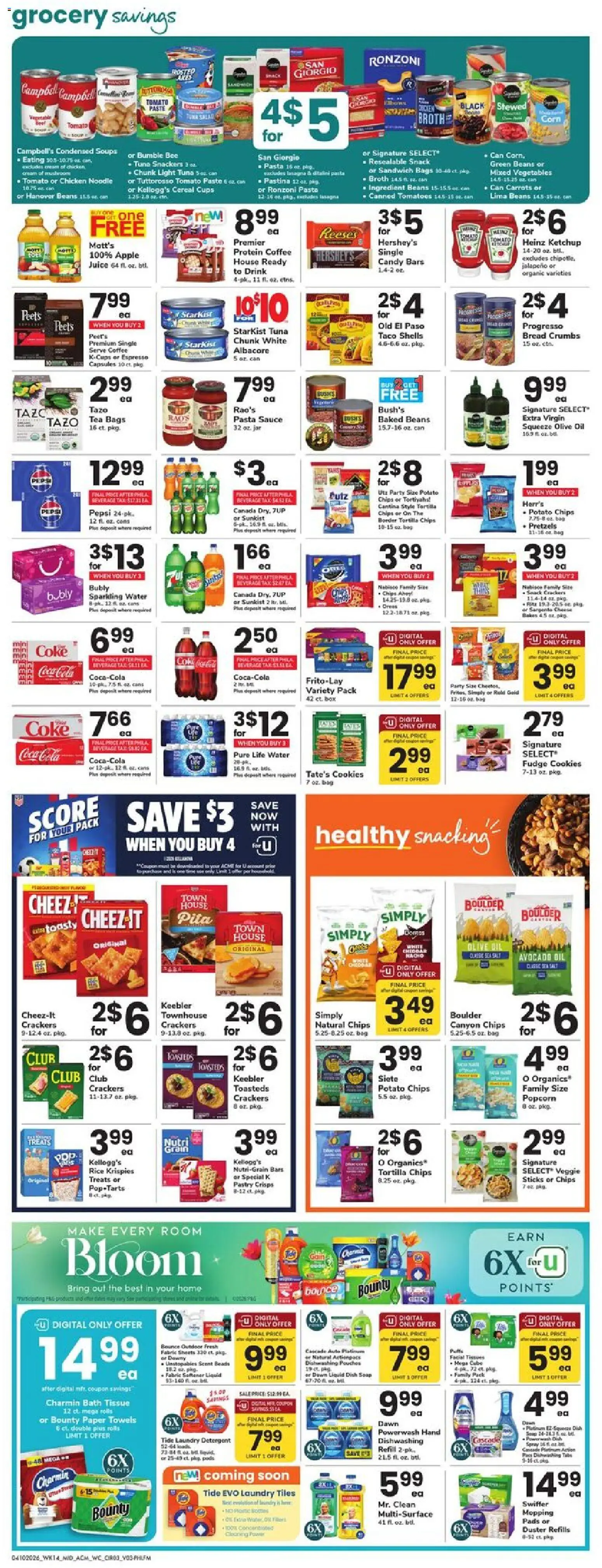 Acme Weekly Ad - valid from 10.04.2026 | Page: 3 | Products: Oil, Juice, Rice, Pads
