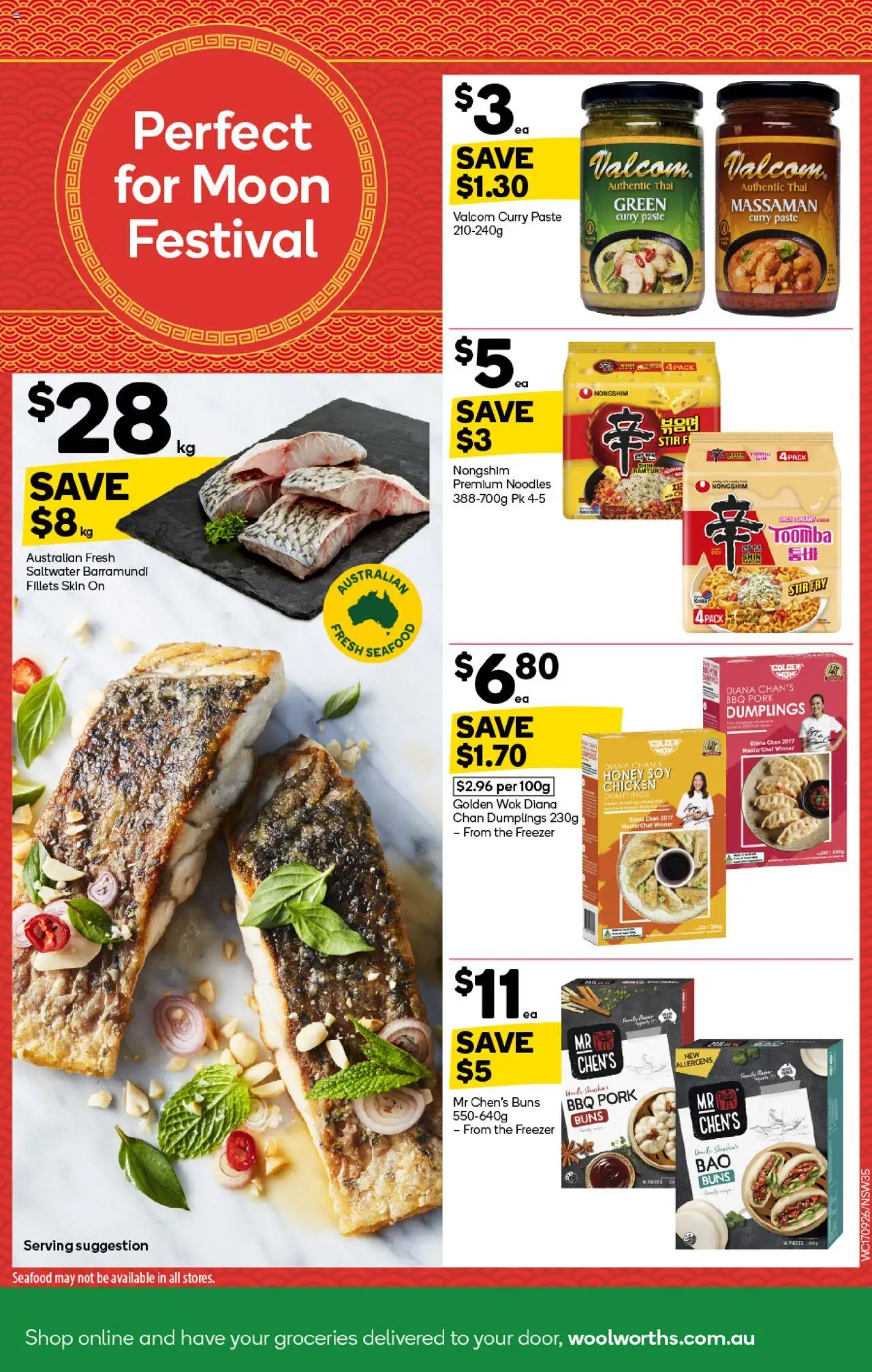 Woolworths catalogue - valid from 17.09.2025 | Page: 33 | Products: Honey, Pork, Seafood, Freezer