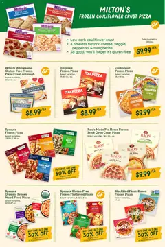Preview of Sprouts weekly ads valid from 03.12.2025 | Page: 20 | Products: Cheese, Pizza, Cauliflower, Oven