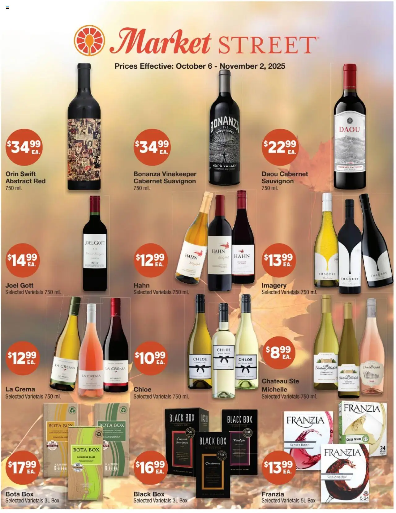 United Supermarkets October Alcohol Flyer - valid from 06.10.2025 | Page: 2 | Products: Box, Blush
