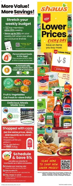 Preview of Shaw's weekly ads valid from 18.07.2025
