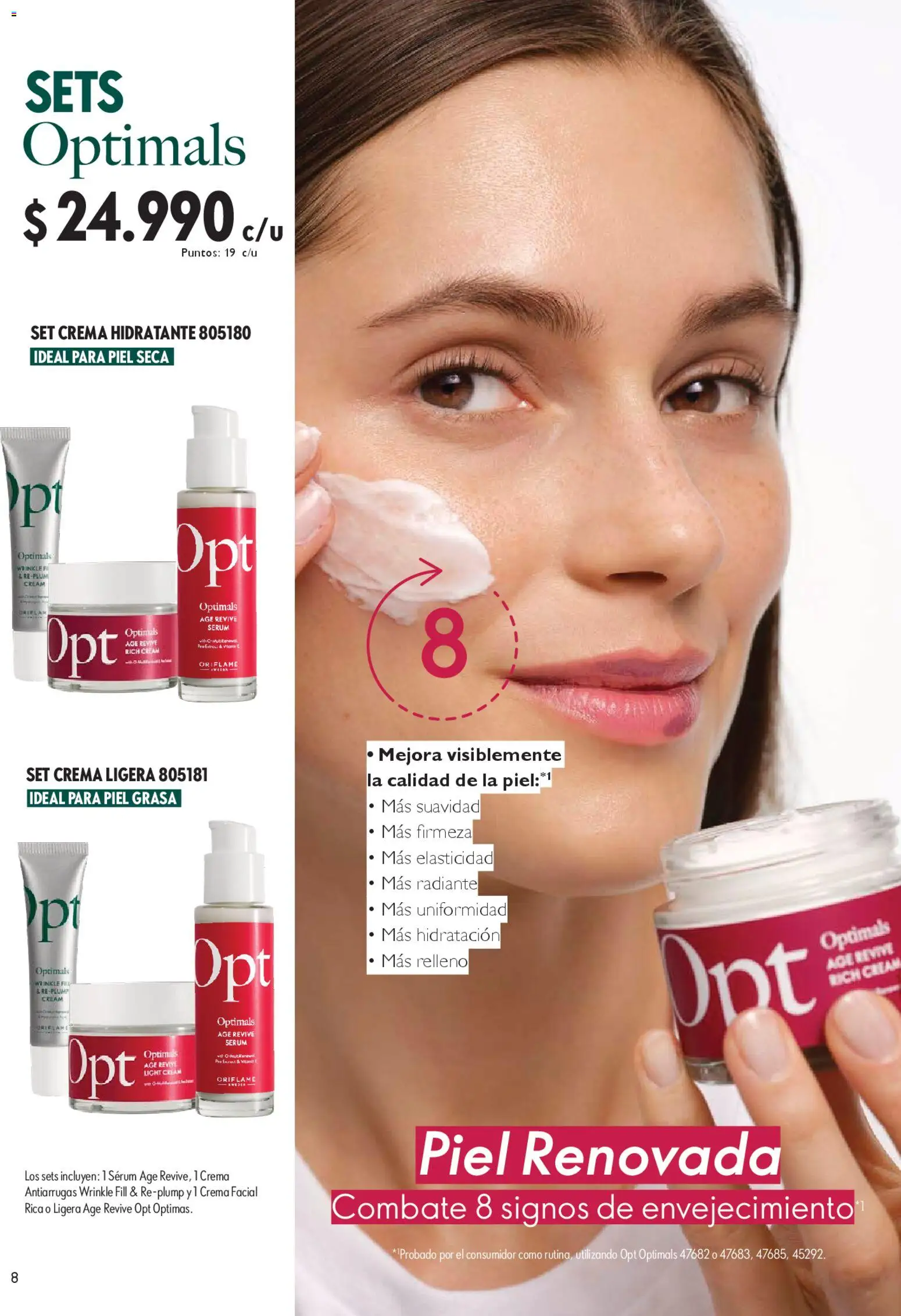 Oriflame ofertas  │ válido desde el 28.03.2026 | Página: 8 | Productos: Crema, Serum