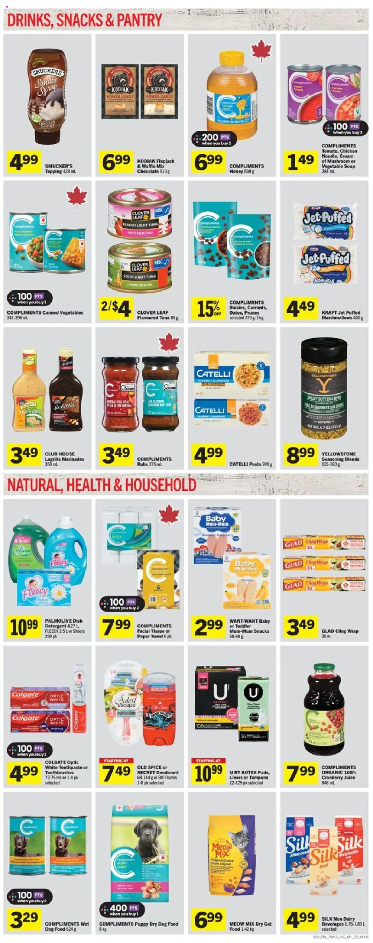 Foodland flyer valid from 14.08.2025 | Page: 6 | Products: Pasta, Detergent, Chocolate, Chicken