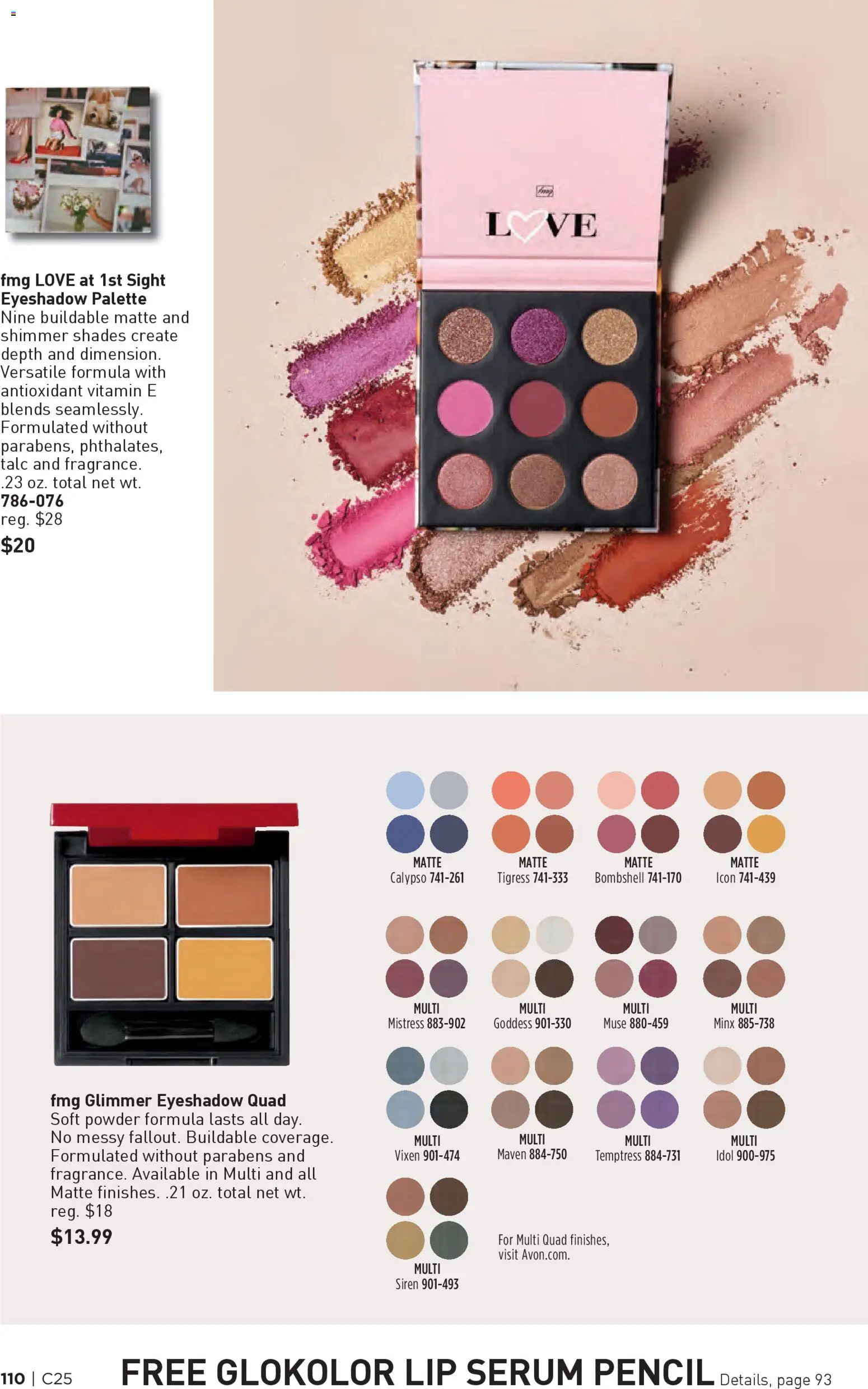 Avon Brochure - valid from 03.12.2025 | Page: 110 | Products: Vitamin, Pencil, Powder, Eyeshadow