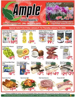 Preview of Ample Food Market weekly flyer / circulaire from shop Ample Food Market valid from 09.01.2026