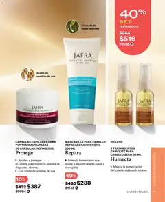 Vista previa de JAFRA catálogo, nuevo folleto de la tienda, válido en México a partir del 01.12.2025 | Página: 59 | Productos: Semillas, Uva, Mascarilla, Aceite para cabello