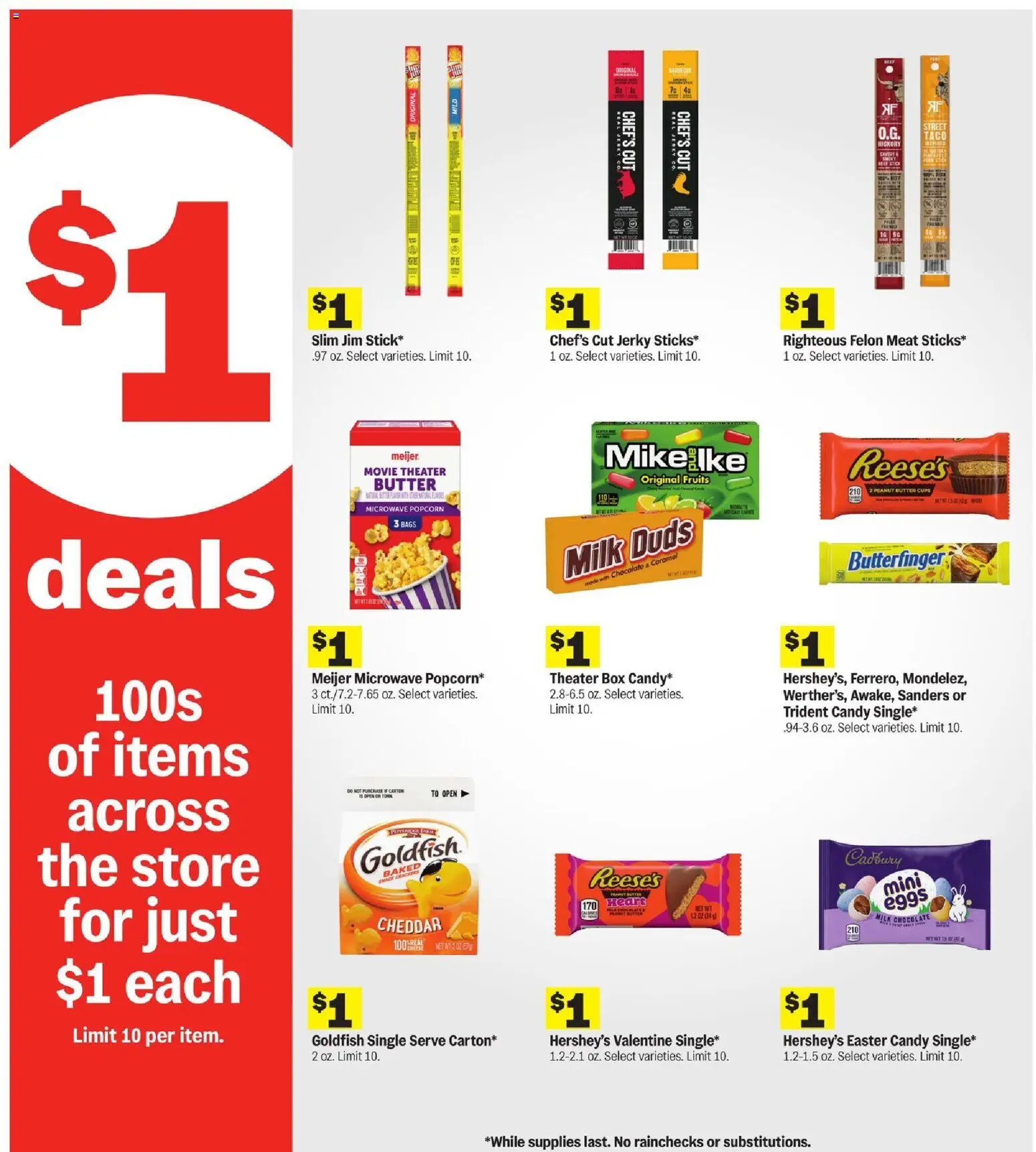 Meijer Weekly Ad - valid from 14.01.2026 | Page: 9 | Products: Milk, Chocolate, Microwave, Fruits