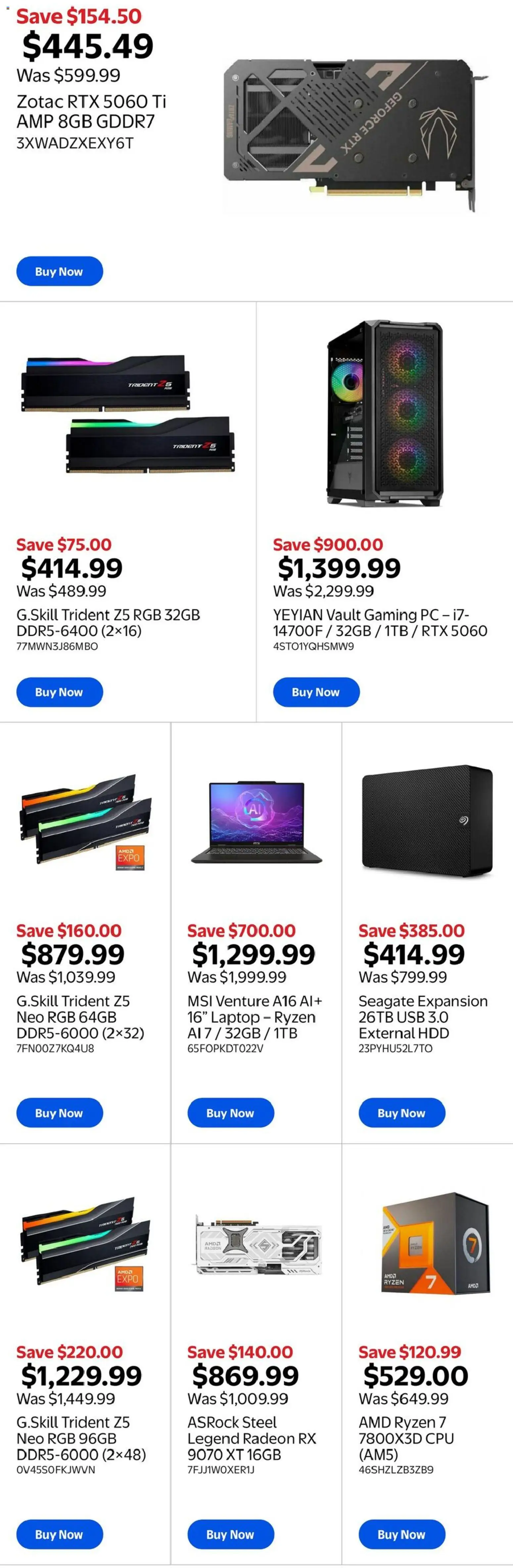 Walmart flyer valid from 18.12.2025 | Page: 6 | Products: PC