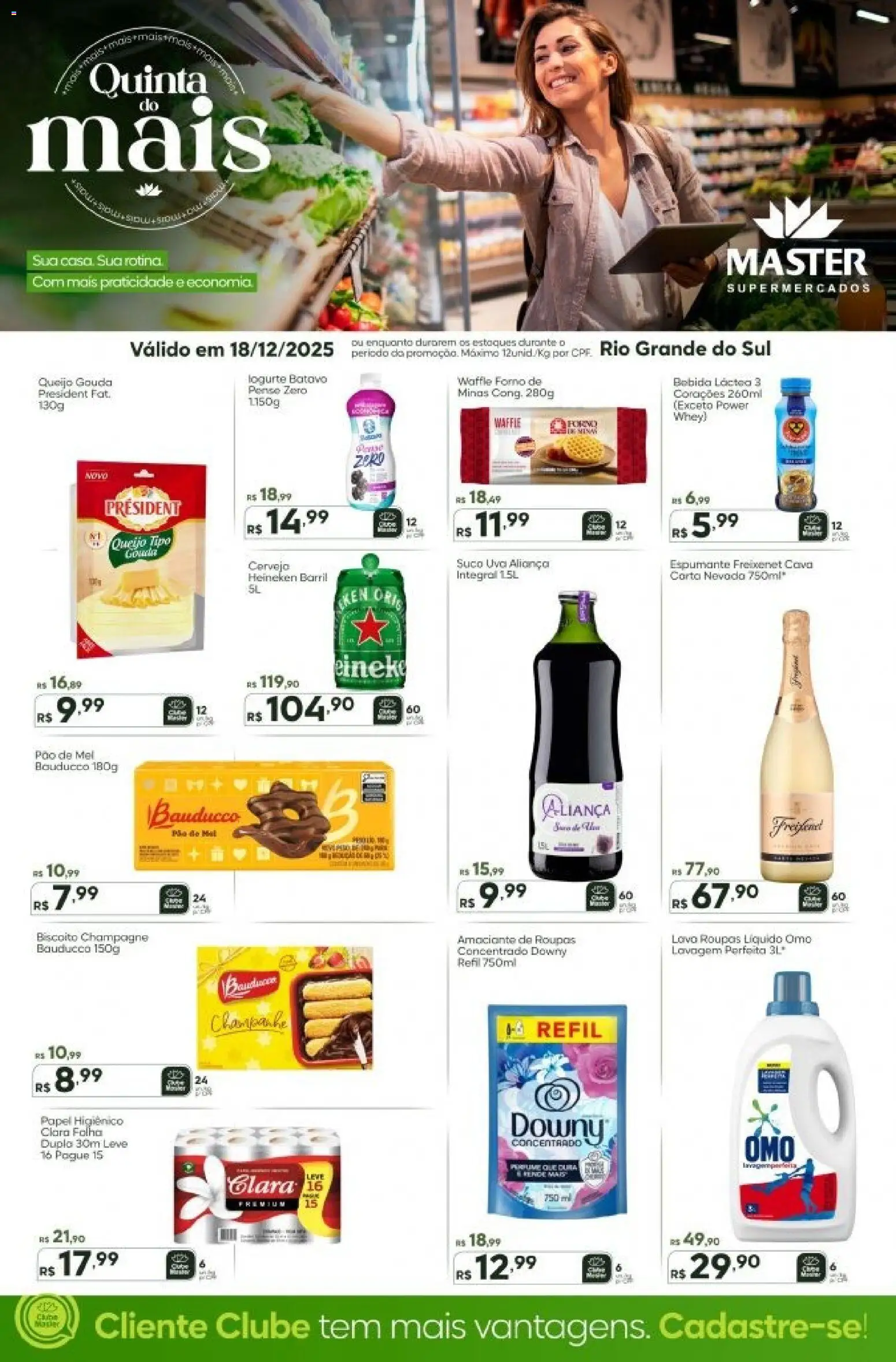 Master Folheto - válido de 18.12.2025 | Página: 1 | Produtos: Champagne, Aliança, Queijo, Gouda