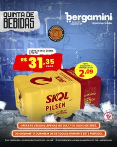 Supermercado Bergamini - Ofertas Quinta Bebidas - Pré-Visualização do folheto da loja Supermercado Bergamini, válido de 17.07.2025