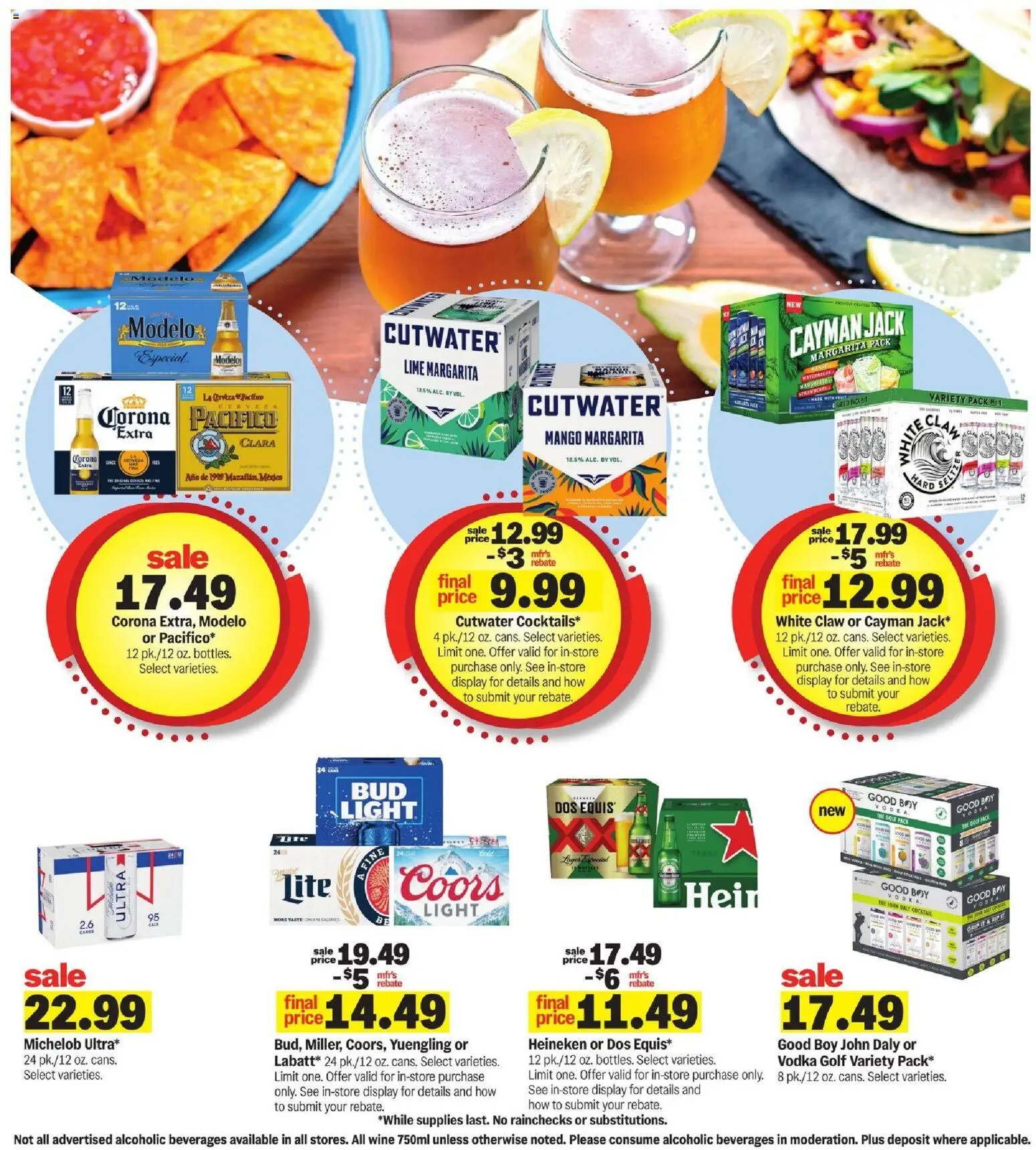 Meijer Weekly Ad - MI - valid from 29.04.2026 | Page: 27 | Products: Wine, Vodka, Mango, Lime